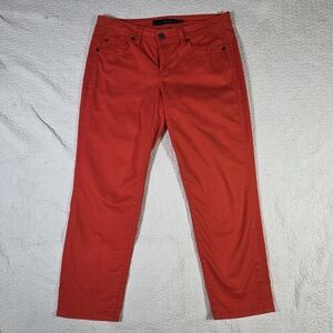 Calvin Klein Orange Skinny Crop Pants